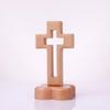 Ventas Directas de Fábrica Madera de Haya Cruz Suministros para la Iglesia Adornos de Pascua de Madera Cruz de Haya Tallada Venta al por Mayor