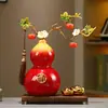 Gran Adorno con Forma de Calabaza con Esmalte y Cerámica Craquelada, un Regalo para Amigos, Líderes, Inauguración de Casa o Apertura de Negocio