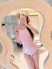 Traje de baño para mujer 2026 Nuevo Lindo Juvenil Pecho Pequeño con Almohadillas para el Pecho Piscina Entrenamiento Deporte Estilo de Carrera Traje de baño Estudiante