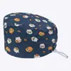 Gorro Estampado de Algodón para Quirófano Hombres y Mujeres Gorro de Doctor Dental Oral Gorro de Enfermera Bolsa para Comida Quimioterapia Gorro Tapis