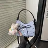 Bolsa de Mano Dulce con Lazo al por Mayor para Mujer, Bolso Pequeño Fresco de Gama Alta, Bolso de Hombro, Bolso Tote de Nicho