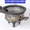 Novo Fogão a Lenha Modelo Rural Extra-Espesso com Panela de Ferro, Câmara do Fogão Espessada e Aprofundada, com Tampo para Acampamento, Vila e Quintal