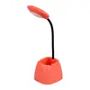 Porta-canetas luminária de mesa simples quarto mesa de cabeceira desktop luz noturna LED recarregável porta-canetas luminária de mesa estudante luz para leitura escrita