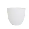 Vasos de flores de plástico trançado imitação para e-commerce transfronteiriço, vasos de plantio redondos simples, vasos de flores para jardim multicoloridos atacado