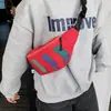 Bolso de Pecho Harajuku Japonés de Nicho para Hombres y Mujeres Coreano Ins Casual Unisex Bolso Cruzado de Moda Versátil Bolso de Cintura
