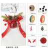 Decoraciones Navideñas con Sombras Florales, Cascabeles Navideños, Guirnaldas, Adornos para Árbol de Navidad, Colgantes de Escena Ambiental