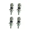 Tornillos para Matrícula de Coche, Tornillos para Marco de Matrícula de Coche, Accesorios Decorativos, Tornillos Inoxidables, Kit al por Mayor, Adecuado para Motocicletas