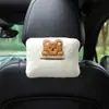 Capa Protetora de Cinto de Segurança de Carro Veludo de Cordeiro Anti-Leber de Carro Almofada de Ombro para Cinto de Segurança Urso de Desenho Animado Almofada de Ombro