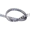 Lámpara de Silicona LED con Carcasa de Quilla Lámpara con Forma Curva Clip Fijo Hebilla de Acero Inoxidable Soporte de Lámpara Lineal