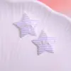Estilo Casual Listrado Acrílico Botões de Estrela de Cinco Pontas DIY Botões para Roupas Infantis Pingente de Cordão para Celular Acessórios de Flor para Sapatos