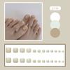 J81-120 uñas de los pies color sólido diamante de imitación para chicas calientes elegantes nacarado usando láminas de uñas láminas de uñas postizas terminadas al por mayor