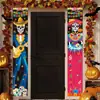 Cortina de Puerta Decoración de Fondo para Fabricante Transfronterizo Personalización Decoración de Fiesta de Celebración Festiva Colgante de Puerta Tela de Fondo Personalización