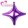 Globo de Película de Aluminio Estrella de Cuatro Puntas de 10 Pulgadas Decoración para Fiesta de Cumpleaños de Bebé Arreglo para Celebración de Boda Globo de 9 Colores al Por Mayor