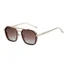 [Personalizado] Gafas de Sol Estilo Punk Doble Puente Montura Cuadrada de Metal Gafas Retro para Hombre Gafas de Sol para Hombre