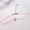 Colección de 3 días de joyería coreana, collar sexy con cinturón de encaje colorido, gargantilla, cadena corta para clavícula, collar de cadena tipo suéter.