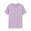 Mercerized gelo fresco algodão T-shirt estampado logotipo impermeável anti-incrustação pescoço redondo camisa de publicidade de manga curta para a equipe T-shirt