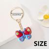Colorido Borboleta Série Dunhuang Pequena Jóias Pingente Presente Cartoon Keychain