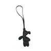 Colgante de Bolso de Oso Perezoso Lindo de Frijol de Dibujos Animados Llavero de Cuero de Diseño Creativo de Nicho Adorno de Regalo