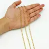 Cadena de Cobre Chapada en Oro de 14K18K que Conserva el Color, Cadena Larga Cruz Ovalada Aplastada, Pulsera, Collar, Accesorios de Cadena, Materiales