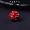 Arena Dorada Morada Tallado Tridimensional Doce Constelaciones Cuentas Sueltas Accesorios DIY Cuentas para Hilo Pulsera Cuentas Budistas Cinabrio Rojo Cuentas Redondas con Agujero