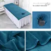 Toalha de Cama para Salão de Beleza com Acabamento nas Bordas, Toalha de Banho, Lençol para Maca de Massagem, Espessa e Absorvente, Pode ser Personalizada com Logo, Toalha para Maca de Terapia com Abertura, Toalha Grande