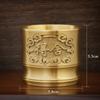 Taza de Té de Latón Shedecup, Copa de Vino Vintage, Copa Maestra, Copa de Cata de Té, Copa de Ofrenda para Buda, Regalo Artesanal, Juego de Té, Cobre Hecho a Medida