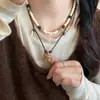 Cachorro Barista Travieso Lindo Collar Versátil Nuevo Cadena de Sudor para Mujer Diseño de Nicho Accesorios de Collar Tejido
