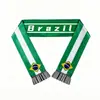 Eventos de Fútbol Profesional Transfronterizos Bufandas Personalizadas para Aficionados Portugal Argentina Brasil Francia Satín Poliéster