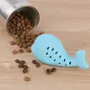 Brinquedo de Gatinho em Formato de Baleia de Silicone para Gatos, Brinquedo de Mastigar para Pets, Alimentador Lento, Brinquedo de Autoentretenimento para Gatos, Brinquedo para Moer os Dentes e Alívio do Tédio