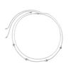 Joyería transfronteriza europea y americana moda geométrica ojo cadena corporal para mujer doble capa simple combinable fina cadena de hueso de serpiente cadena para cintura