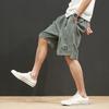 Pantalones cortos de verano para hombre nuevos pantalones de playa para hombre pantalones cortos de playa casuales de color liso para hombre pantalones de cinco puntos casuales al por mayor para hombre