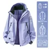 Chaqueta 3 en 1 para Mujer 2026 Nueva Primavera/Otoño Resistente al Viento Impermeable para Montañismo para Trekking en Xizang