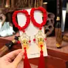 Accesorios para el Cabello de Año Nuevo Borla Lámpara de Palacio Cabello Pasador de Cabello Pasador de Cabello Luminoso de Alta Calidad Tocados Antiguos para Mujer Accesorios Combinables Diarios Hanfu