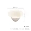 Taza Maestro de Arcilla Esmaltada en Ceniza Forma de Flor Estilo Dinastías Tang y Song, Juego de Té Kung Fu Tradicional, Taza de Degustación de Cerámica para Uso en Casa, Taza Individual