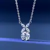 Nuevos Pendientes de Moissanita Plata de Ley S925 Joyería para Orejas de Mariposa Estilo Fresco de Lujo Ligero Artículo Popular de Tiktok Xiaohongshu