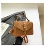 Bolso de Moda con Patrón de Escamas de Pescado para Mujer 2026 Nuevo Estilo Coreano Casual Versátil Bolso de Hombro Cruzado Bolso Cuadrado Pequeño