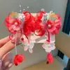 Accesorios tradicionales para el cabello de estilo chino para niñas, que incluyen un pasador de conejo para el Festival de Medio Otoño, pasadores de estilo chino y adornos para el cabello de vestuario antiguo para niñas pequeñas y bebés.