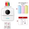 Mini impressora sem fio, sucesso de vendas internacionais, com conexão Bluetooth para celular, ideal para fotos domésticas. Impressora inteligente e compacta, sem tinta.