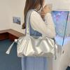 Bolsa de Mão de Nylon Leve com Grande Capacidade, Novo Estilo Coreano Simples Casual para Deslocamento Viagem Transversal