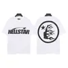 Moda Americana Transfronteriza Hellstar Serie Hellstar Camisetas Casuales de Algodón Impresas para Hombres y Mujeres Verano Sueltas de Manga Corta