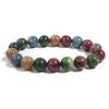 Amazon Temu Pulsera Elástica Ojo de Tigre Amatista Piedra Rosa Ágata Pulsera de Cuentas de Color Mixto Deseo Estilo Caliente