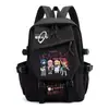 Mochila Anime Desenho Animado Bocchi the Rock, Pedra Solitária, para Meninas, Alunos do Ensino Fundamental e Médio, Bolsa de Ombro Duplo de Grande Capacidade