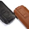Para homens e mulheres Apple Android vivo Bolsa universal com padrão de lichia e bolsa externa com cinto de couro e capa de couro
