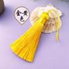 Nudo chino borla pendiente de oreja pendientes marcapáginas diy colgante de abanico de oreja para colgar accesorios de ropa cheongsam Hanfu material