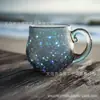 Transfronterizo Nuevo Producto Más Vendido Taza Ola de Mar Taza Ola de Mar Taza de Café Resina Acero Inoxidable Concha de Caracola