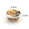 Brinquedos Plásticos de Faz de Conta para Crianças Cena de Jardim de Infância Simulação Divertida DIY Acessórios Peculiares Presilhas de Cabelo Mini Macarrão Instantâneo