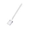 Colher criativa W de aço inoxidável 304 com cabo longo, colher de gelo, colher misturadora em forma de pá, colher coreana para sorvete, café, mel
