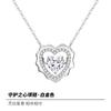Collar inteligente con forma de noria para mujer, Joker, venta al por mayor, plata de ley S925, diseño de nicho, cadena de clavícula de alta sensibilidad, joyería