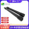 Suministro directo de fábrica de tubería de plástico PVC negro resistente al desgaste y a la corrosión, tubería de plástico PVC, perfil de extrusión
