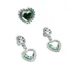 Set de Anillo con Clip para Oreja de Diamante en Forma de Corazón Elsa para Niños Transfronterizo, Accesorios de Colgante de Vestido de Princesa Frozen, Artículos de Regalo